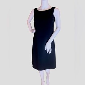 Gerard Darel black dress size 6 gold back zipper length 35 inches